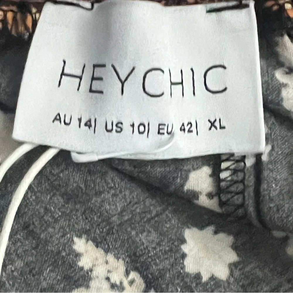 Hey Chic Leila Black Boho Maxi Skirt, New with Tags, Size US 10
